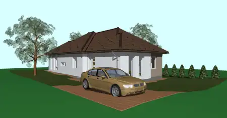 Eladó új építésű családi ház, Budapest, XVI. kerület 5 szoba 110 m² 229.9 M Ft