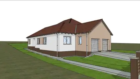 Eladó új építésű ikerház, Veresegyház 4 szoba 123 m² 145.8 M Ft + Áfa